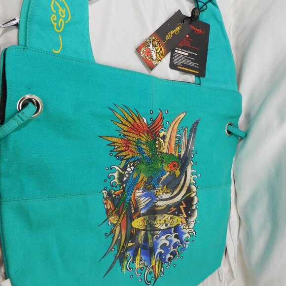 Ed Hardy Tote Bag - Picture 1 of 3